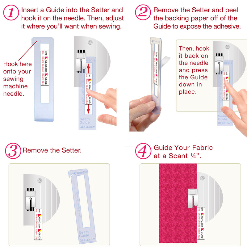 Super Easy FSQ Set for 12" Quilt Rulers by Guidelines4Quilting