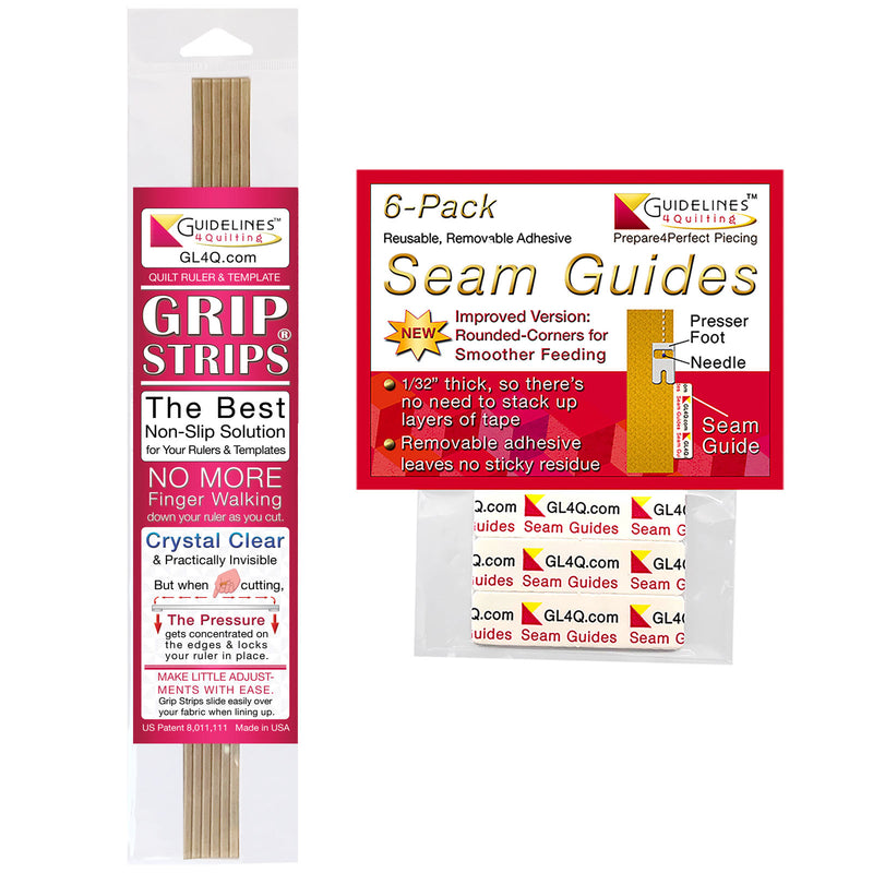 Grip Strips & 6-Pack Seam Guides Combo