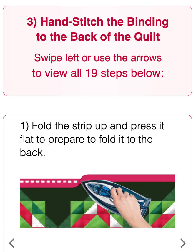 Sharp Mitered Corners Set by Guidelines4Quilting