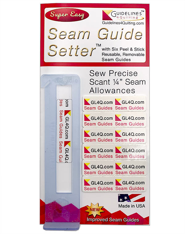 Super Easy Seam Guide Setter by Guidelines4Quilting