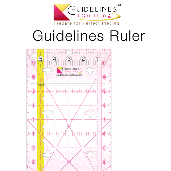 4 Guidelines Rulers with 3 Connectors Set