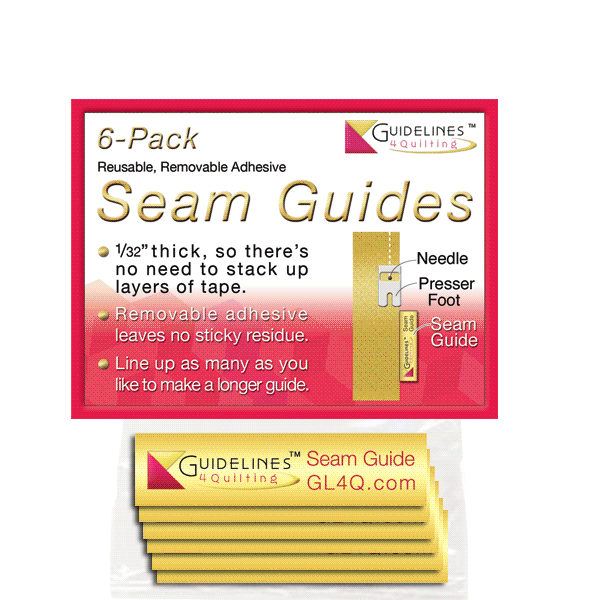 6-Pack Seam Guides by Guidelines4Quilting