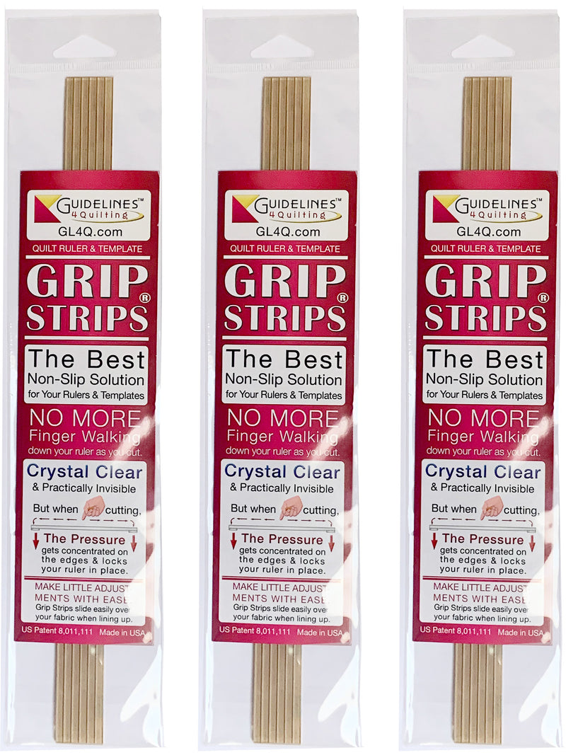 Grip Strips for quilting rulers by Guidelines4Quilting