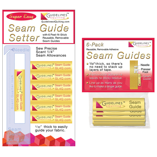 Super Easy Seam Guide Setter with 6-Pack Seam Guides