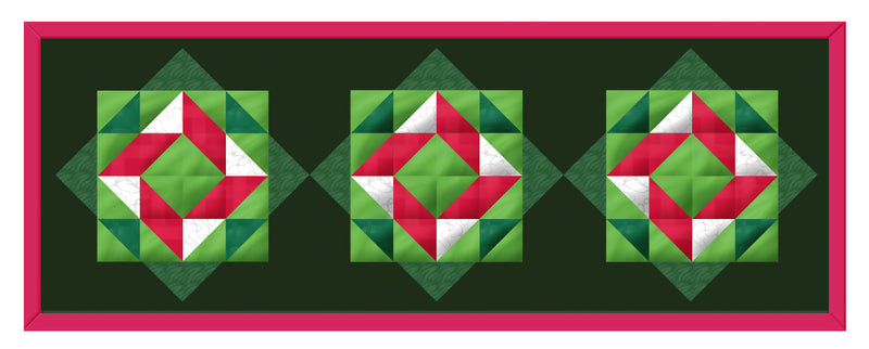 Sharp Mitered Corners Set by Guidelines4Quilting