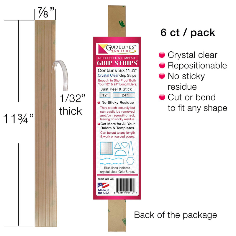 Grip Strips for quilt rulers