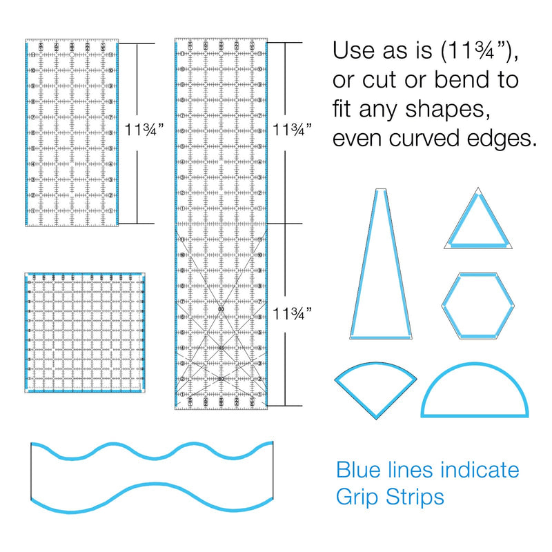 Grip Strips for quilt rulers