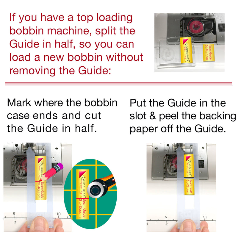 Super Easy Seam Guide Setter