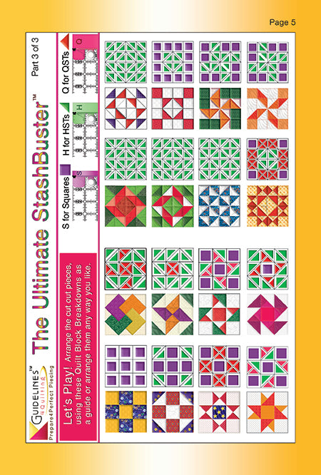 Finished-Size Quilting Booklet by Guidelines4Quilting