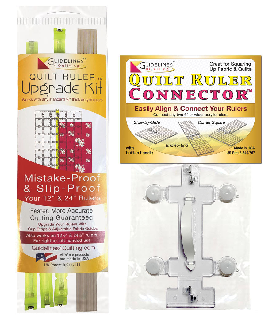 Quilt Ruler Upgrade Kit and Connector by Guidelines4Quilting