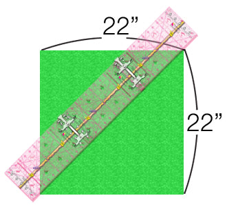 New Guidelines Non Slip Ruler (6"x12")