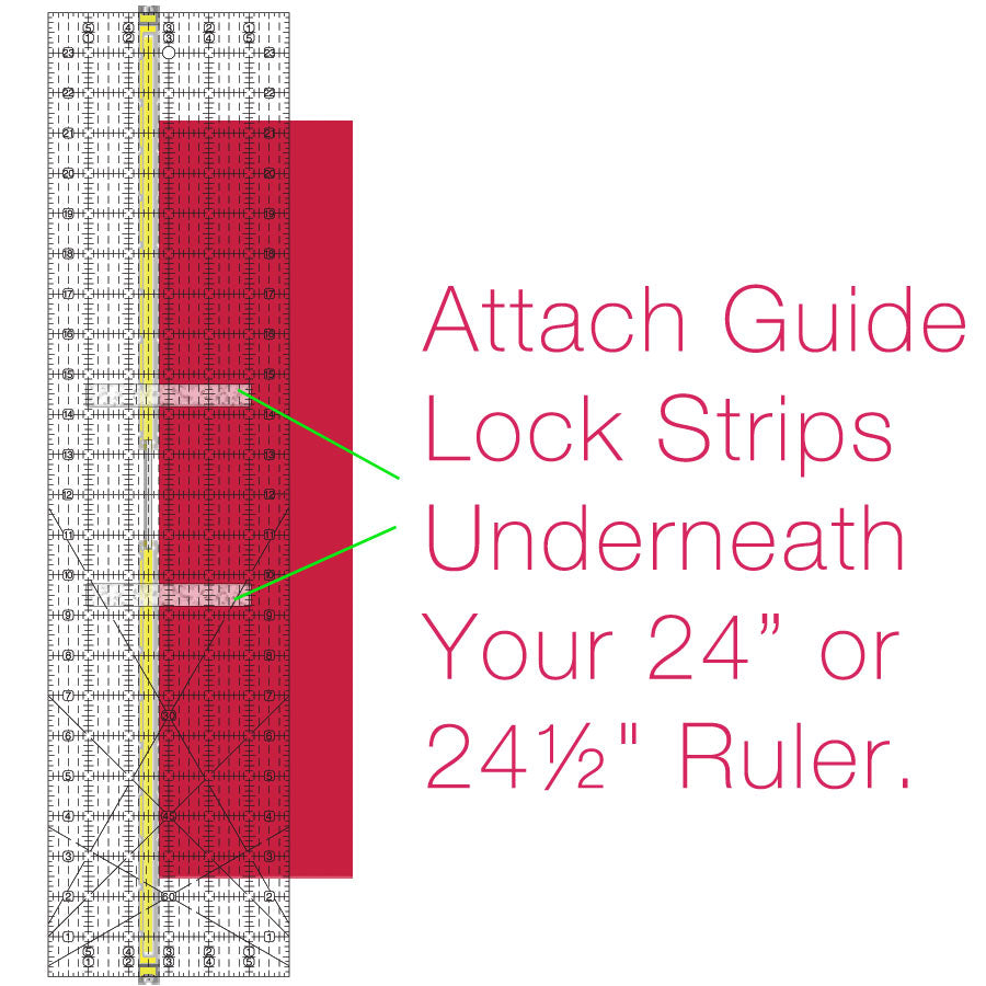 Guidelines4quilting Quilt Ruler Upgrade Kit, Clear  Review 