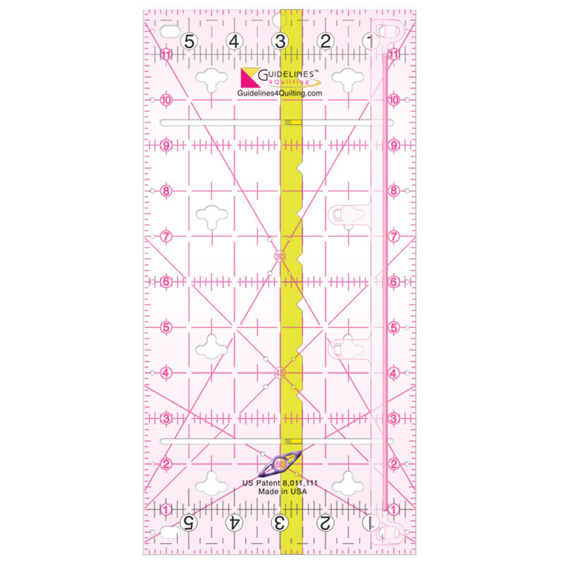 New Guidelines Non Slip Ruler (6"x12")