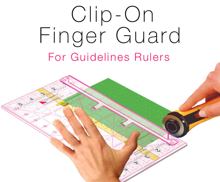 2-Guidelines-Ruler-Perfect4Pattern Set with Free Seam Guides by  Guidelines4Quilting