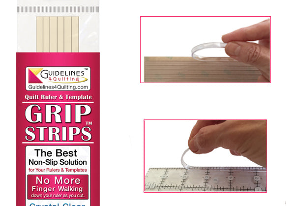 Quilt Ruler Upgrade Kit & Grip Strips Combo
