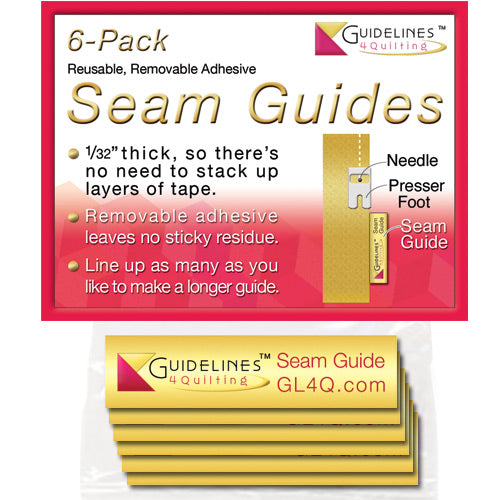 6-Pack Seam Guides by Guidelines4Quilting