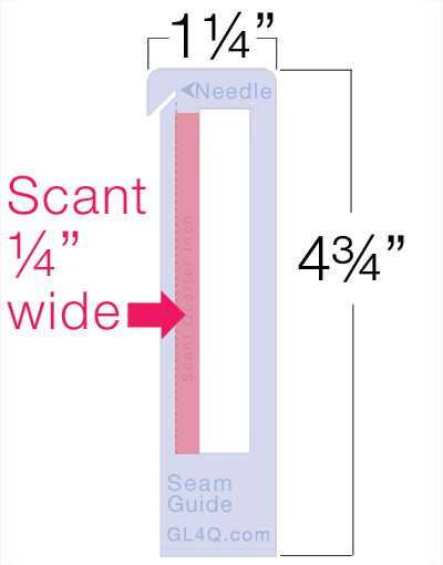 Super Easy Seam Guide Setter